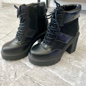 Madden Girl Women's Rogue Ankle Boot, Black, 7M